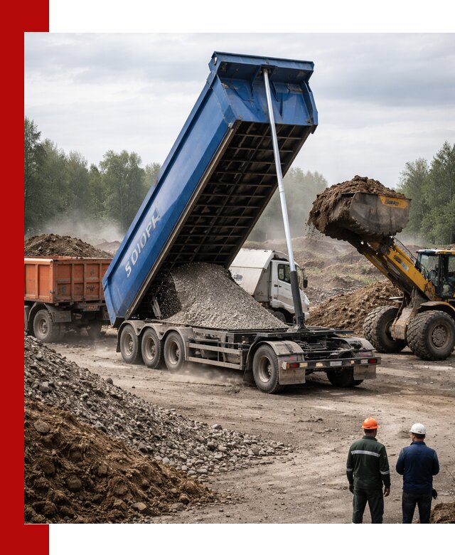 Аренда тонар 40 тонн в Черемхове с доставкой материалов