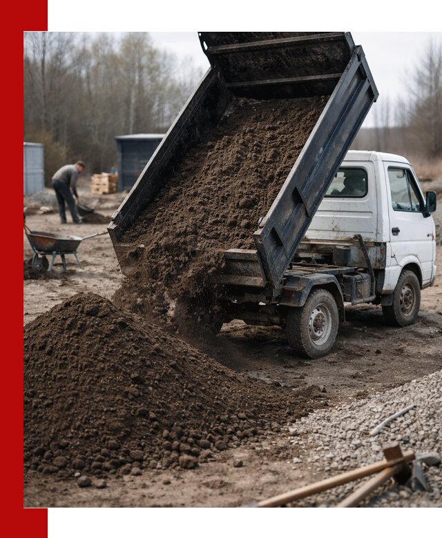 Аренда минисамосвала в Черемхове для доставки сыпучих материалов