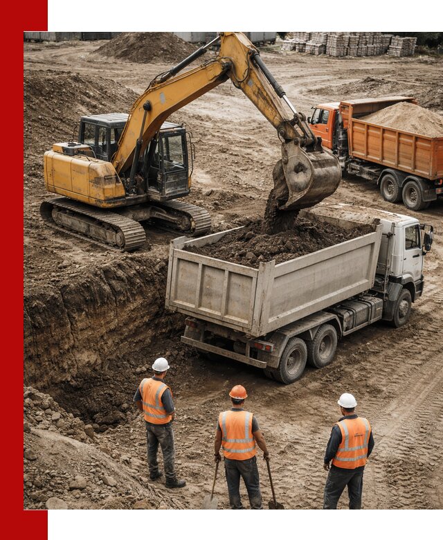 Разработка грунта для строительства и благоустройства в Черемхове