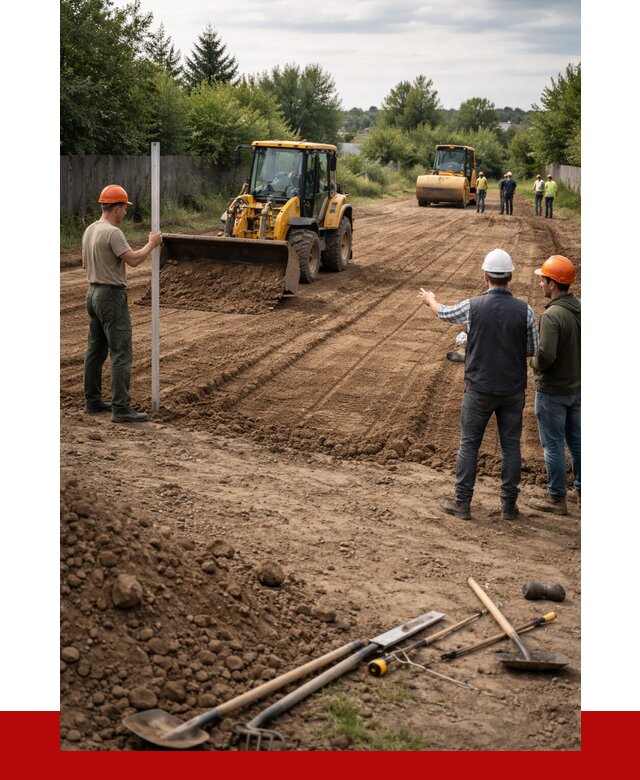 Планировка участка грунтом в Черемхове от 4692 р ПРОНЕРУДЧрм