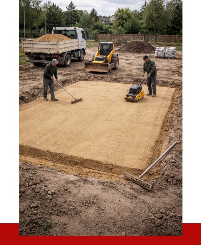 Устройство песчаной подушки в Черемхове от 4692 р. ПРОНЕРУДЧрм