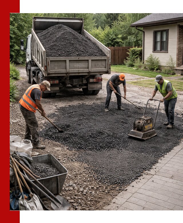 Асфальтовая крошка для двора с доставкой в Черемхове